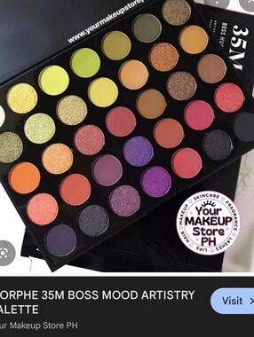 Morphe Boss Mood Artistry Eyeshadow Palette — Vibrant Multi-Color Mix